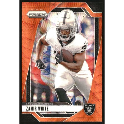 2024 Panini Prizm Prizms Orange Wave #149 Zamir White