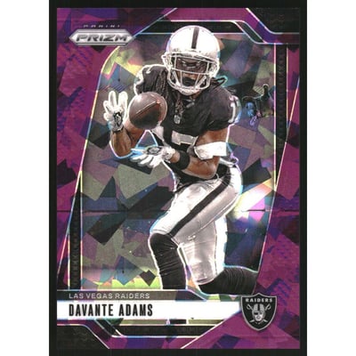 2024 Panini Prizm Prizms Purple Ice #150 Davante Adams
