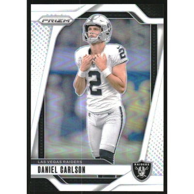 2024 Panini Prizm Prizms White #153 Daniel Carlson