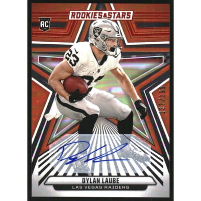 2024 Rookies and Stars Signatures Orange #130 Dylan Laube