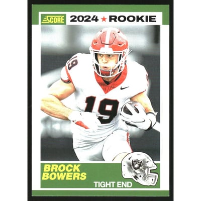 2024 Score 35th Anniversary Rookie #10 Brock Bowers