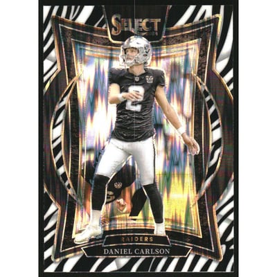 2024 Select Prizm Zebra Shock #43 Daniel Carlson