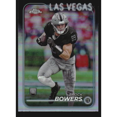 2024 Topps Chrome Refractors #207 Brock Bowers