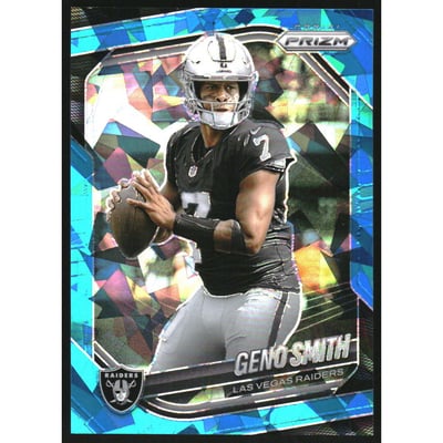 2025 Panini Prizm Prizms Blue Ice #103 Geno Smith