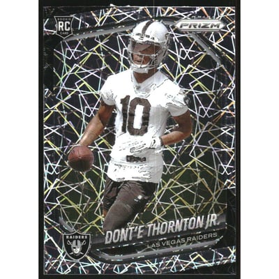 2025 Panini Prizm Prizms Lazer #369 Dont'e Thornton Jr.