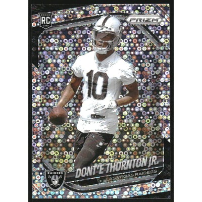 2025 Panini Prizm Prizms No Huddle #369 Dont'e Thornton Jr.