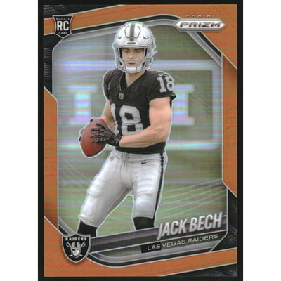2025 Panini Prizm Prizms Orange #346 Jack Bech