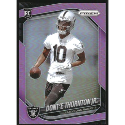 2025 Panini Prizm Prizms Pink #369 Dont'e Thornton Jr.