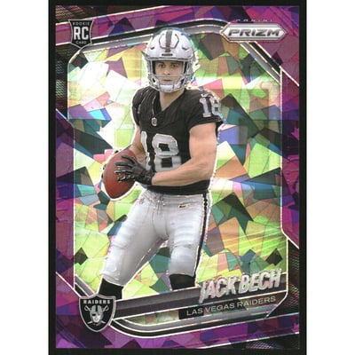 2025 Panini Prizm Prizms Purple Ice #346 Jack Bech