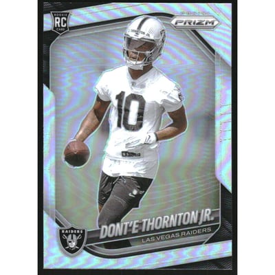 2025 Panini Prizm Prizms Silver #369 Dont'e Thornton Jr.
