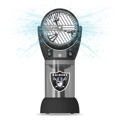 Las Vegas Raiders ActionHeat AlphaCool CoolBurst Misting Fan