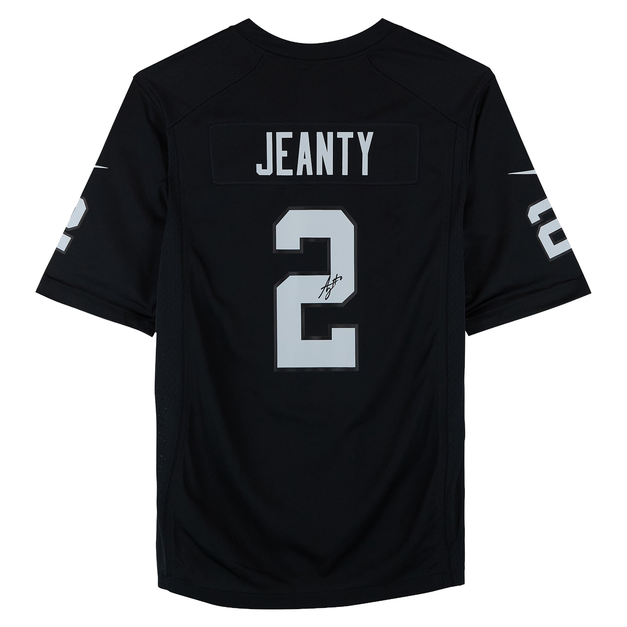 Ashton Jeanty Las Vegas Raiders Autographed Black Nike Vapor Fuse Limited Jersey