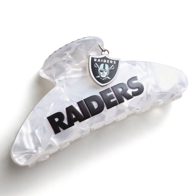 Las Vegas Raiders BaubleBar Charmed Hair Clip
