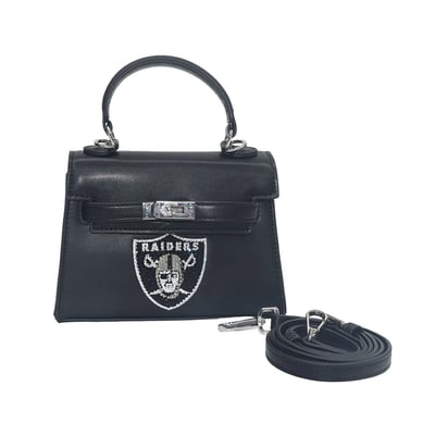 Las Vegas Raiders FABGATING by Cuce Team Color Vegan Leather Mini Purse