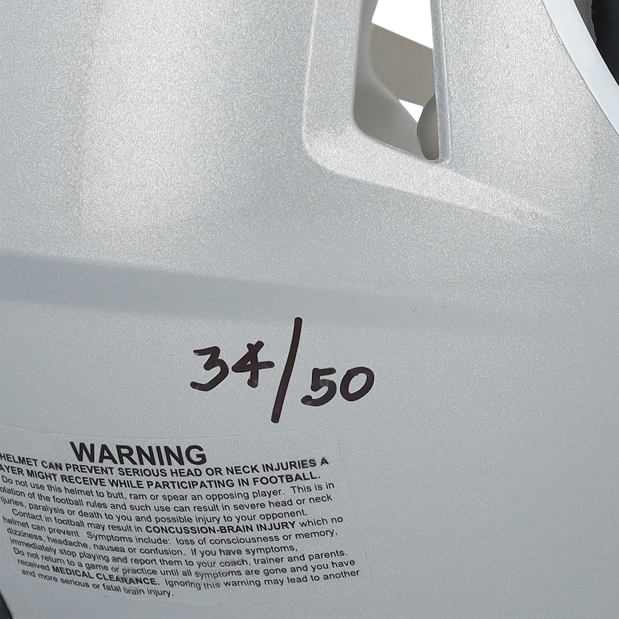 Fernando Mendoza Las Vegas Raiders Autographed Riddell Speed Authentic Helmet with Multiple Inscriptions - Limited Edition of 50