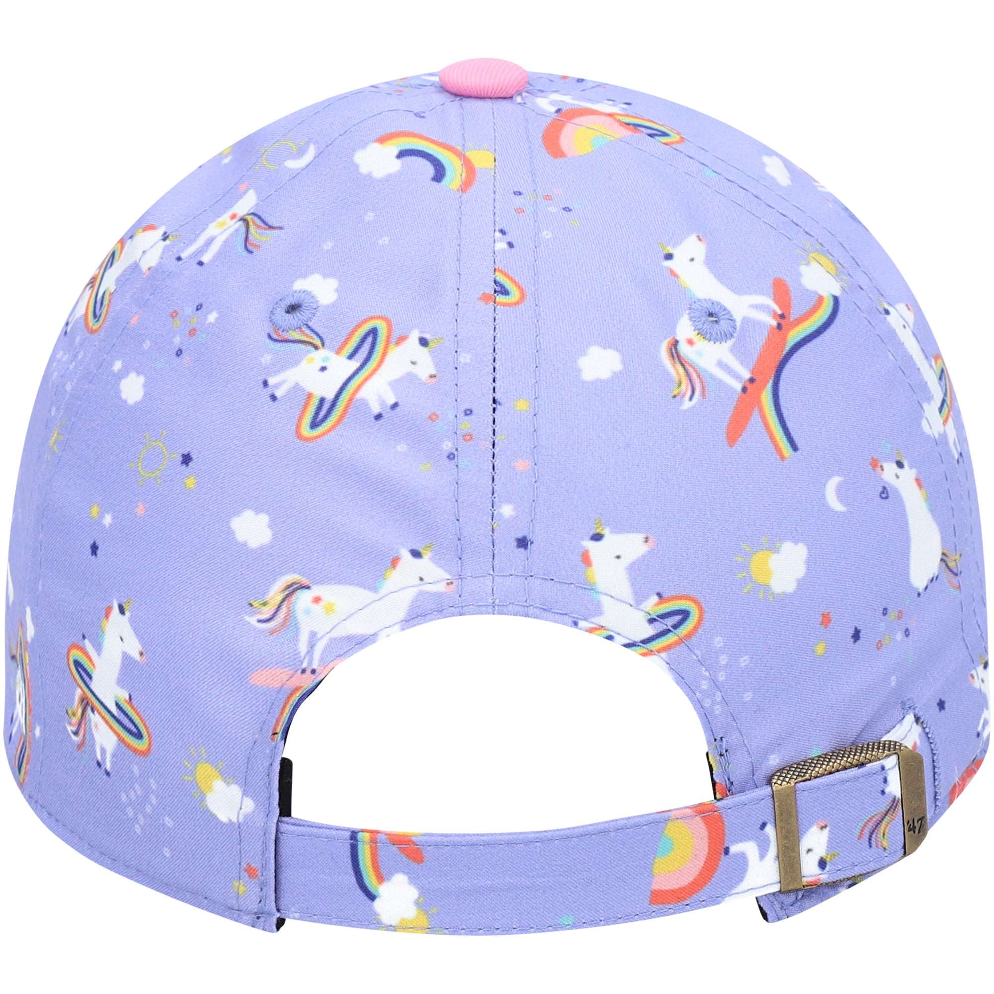 Chapeau ajustable Licorne violet Las Vegas Raiders pour filles (taille 47)