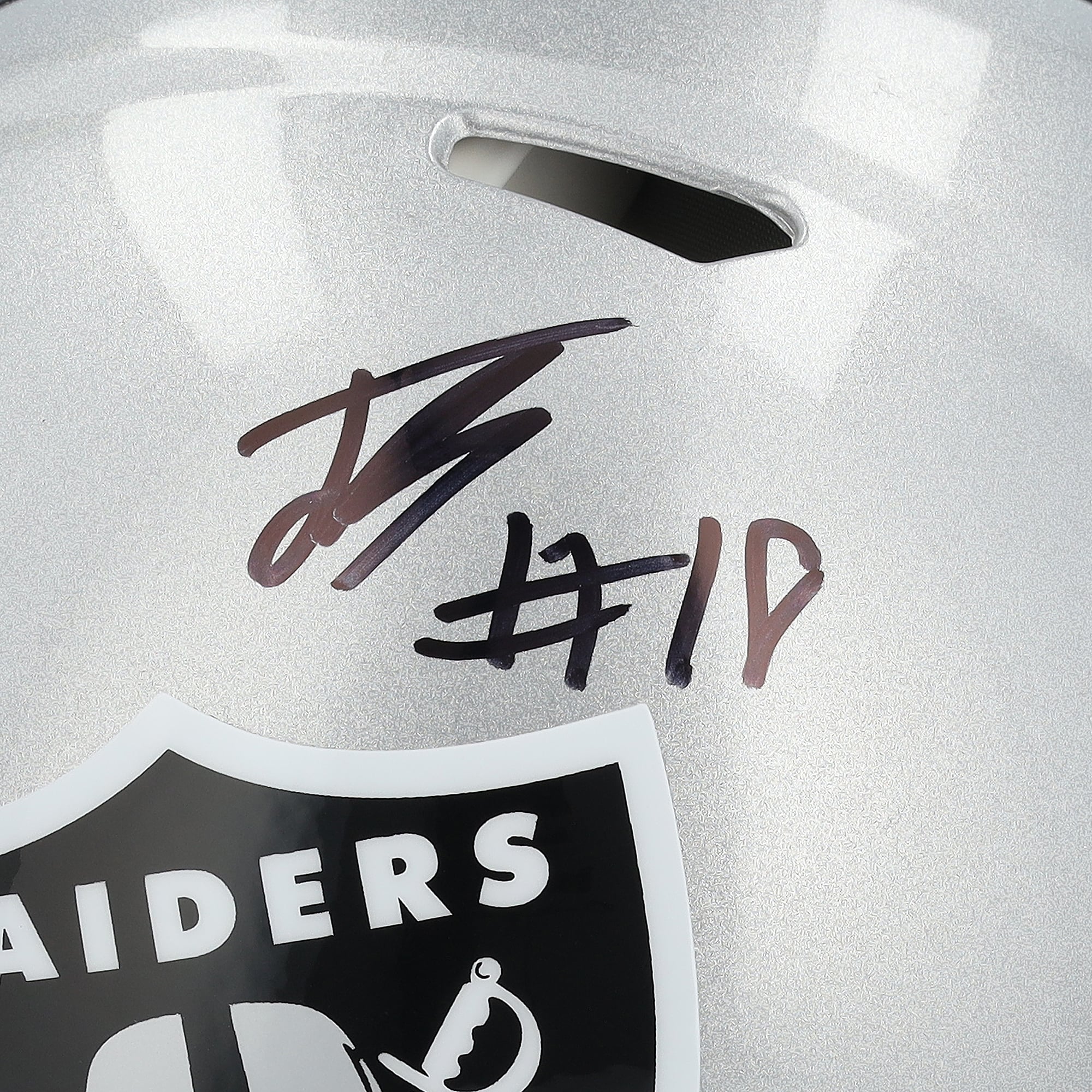 Jack Bech Las Vegas Raiders Autographed Riddell Speed Authentic Helmet