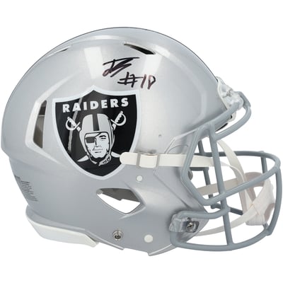 Jack Bech Las Vegas Raiders Autographed Fanatics Authentic Riddell Speed Authentic Helmet
