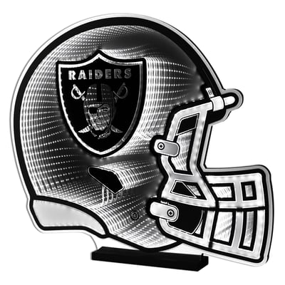 Las Vegas Raiders 24" Helmet LED Infinity Light