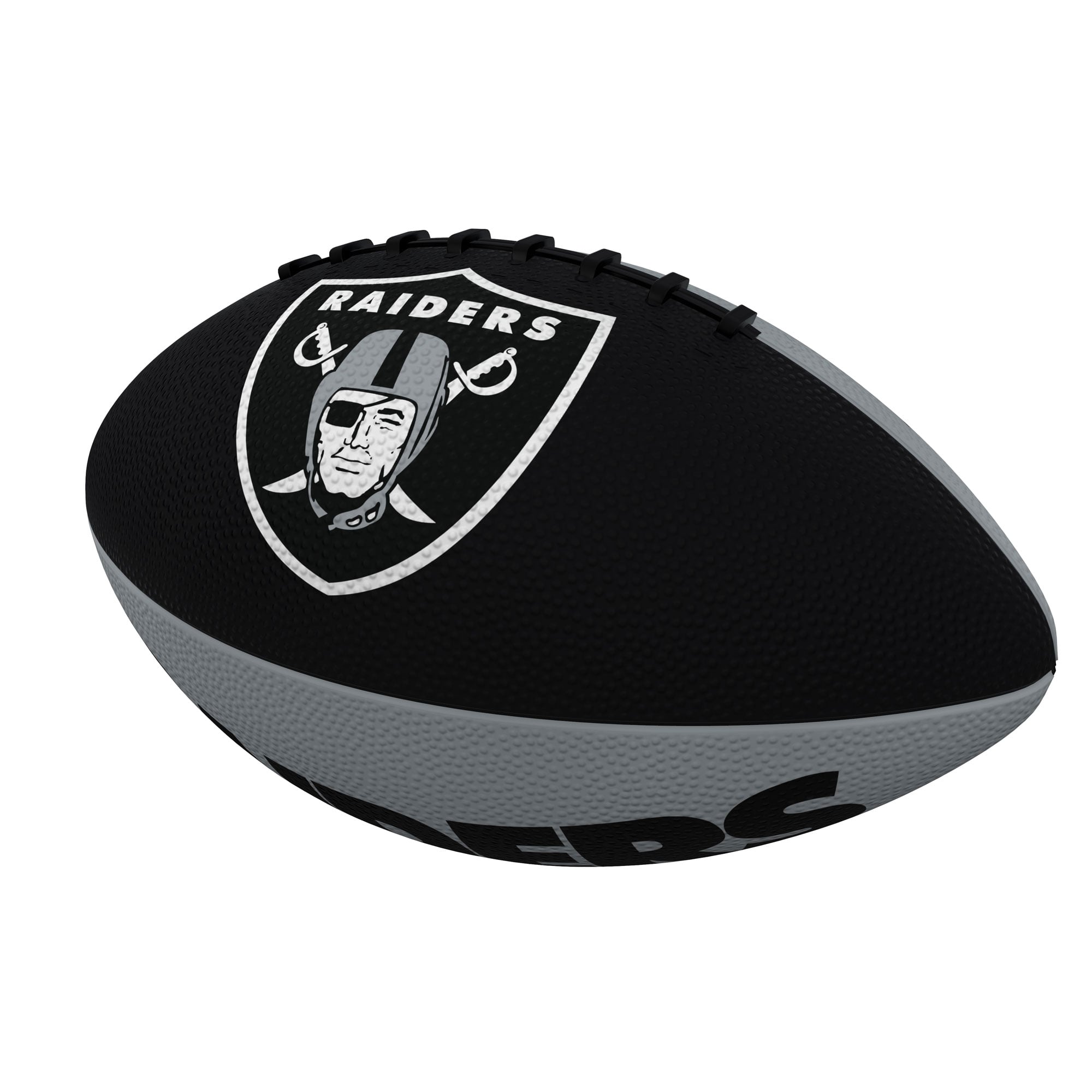 Ballon de football junior avec logo en forme d'hélice des Las Vegas Raiders