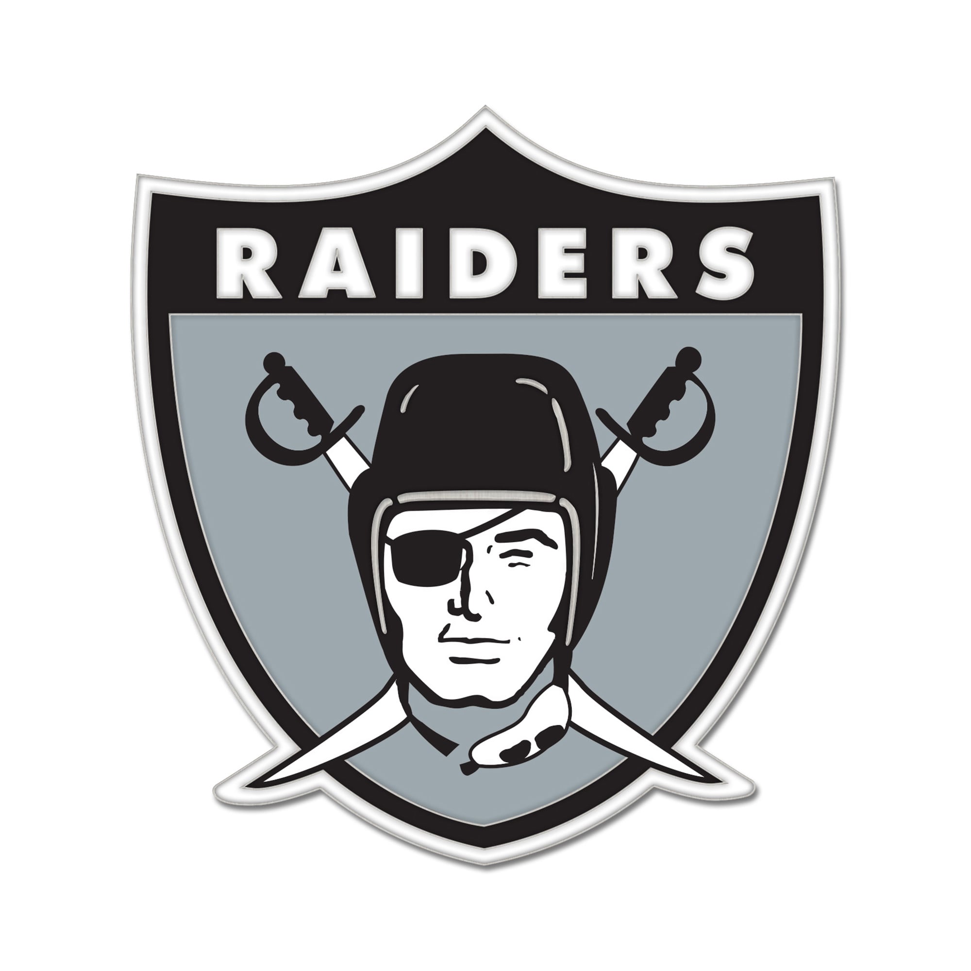 Retro Raider Retro Raiders Logo Black Satin Los Angeles Raiders 80s Jacket Jacket