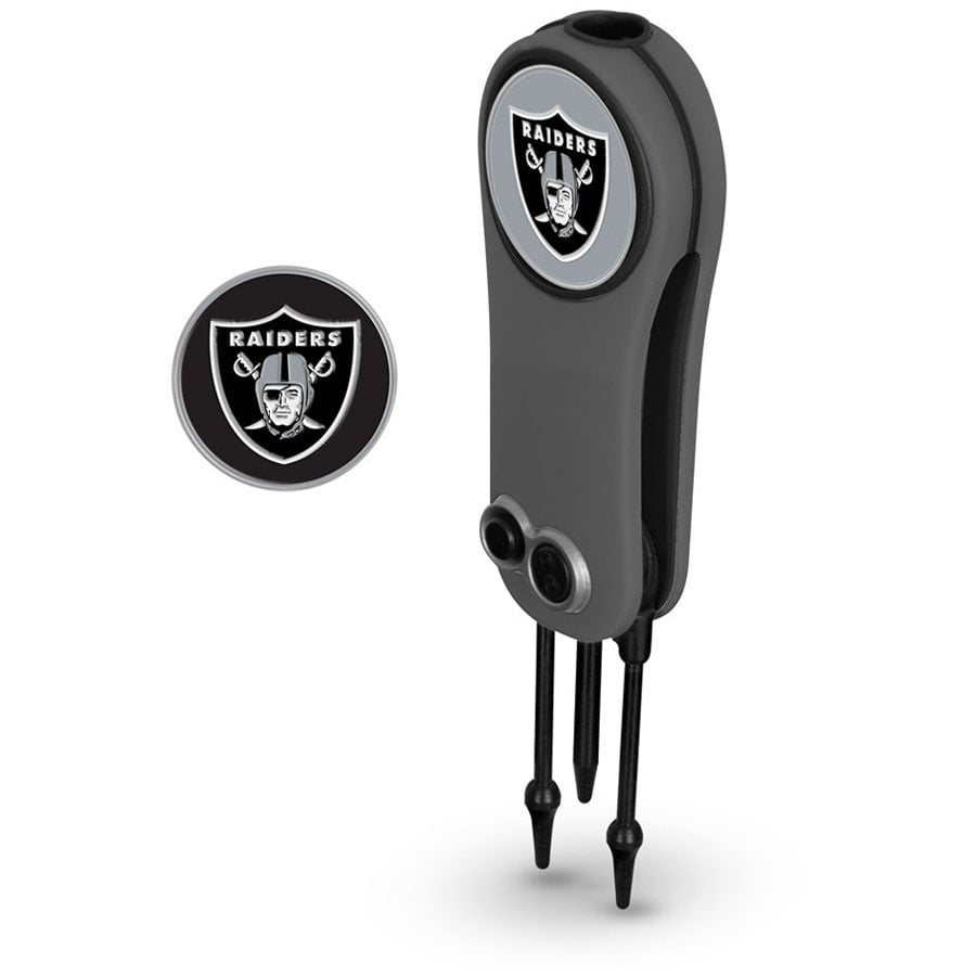 Outil de réparation Las Vegas Raiders Switchblade et deux marqueurs de balle