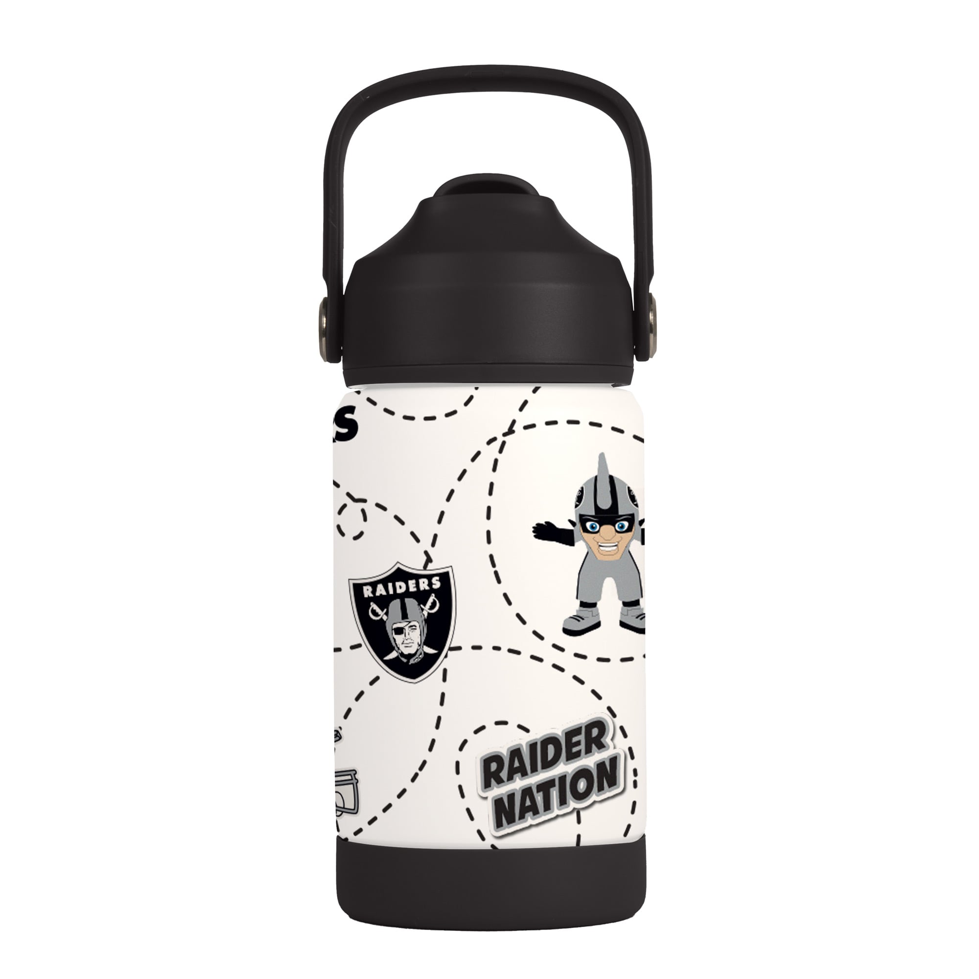 Logo Brands Las Vegas Raiders 12oz. Mascot Bottle