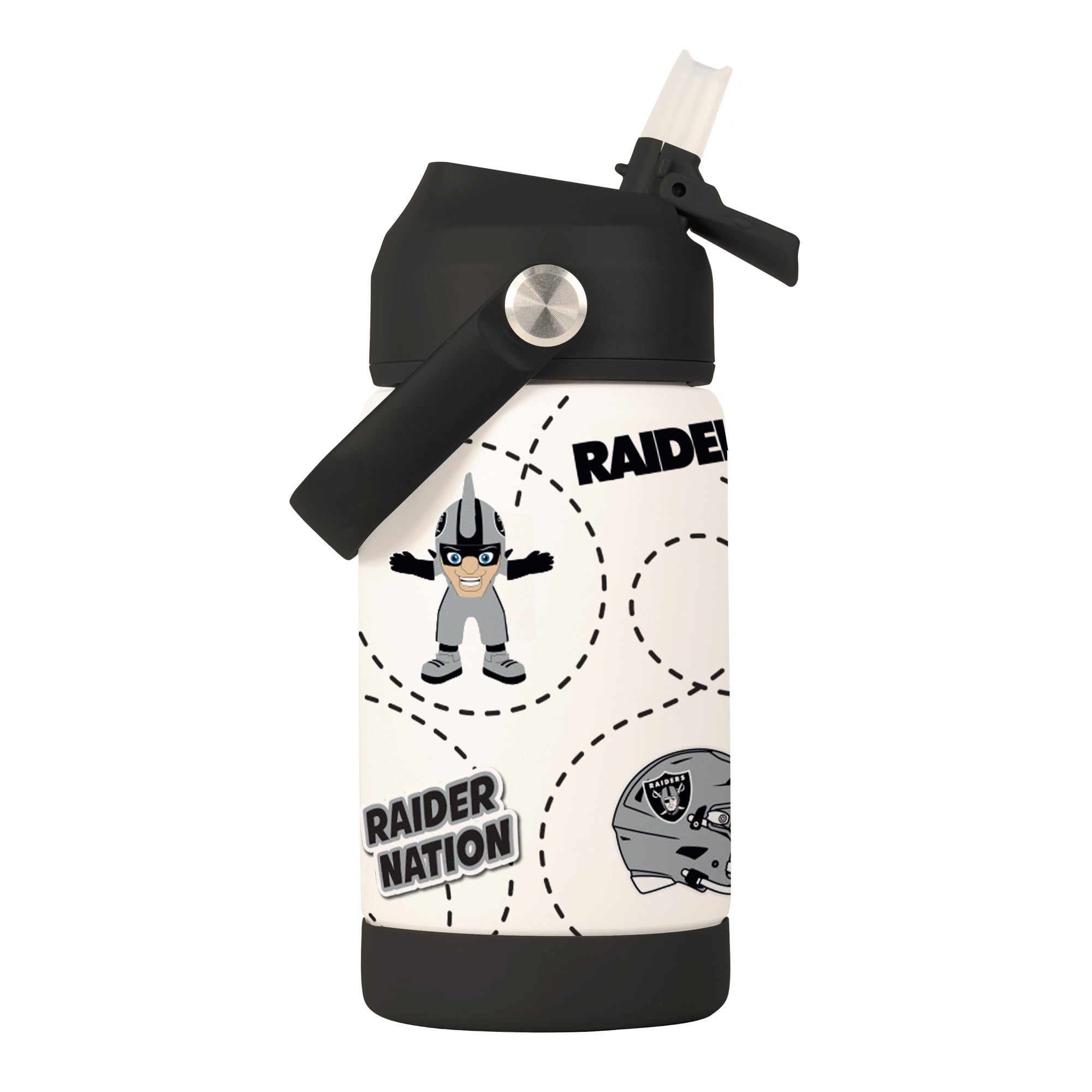 Logo Brands Las Vegas Raiders 12oz. Mascot Bottle