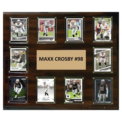 Maxx Crosby Las Vegas Raiders 15" x 18" Trading Card Plaque