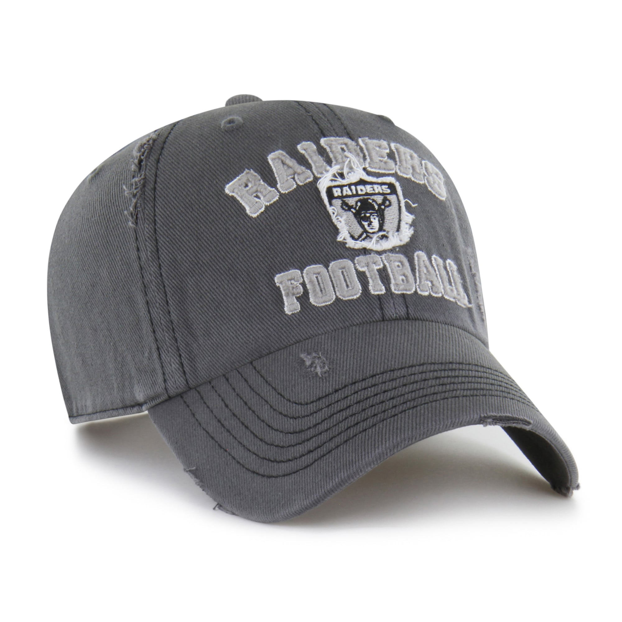 Casquette ajustable Seymoore Clean Up '47 Charcoal Las Vegas Raiders pour homme