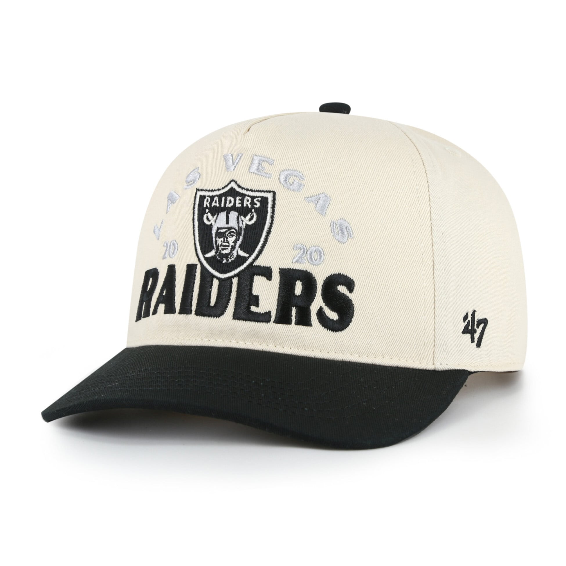 Men's '47 Natural Las Vegas Raiders  Arcitext Hitch Adjustable Hat