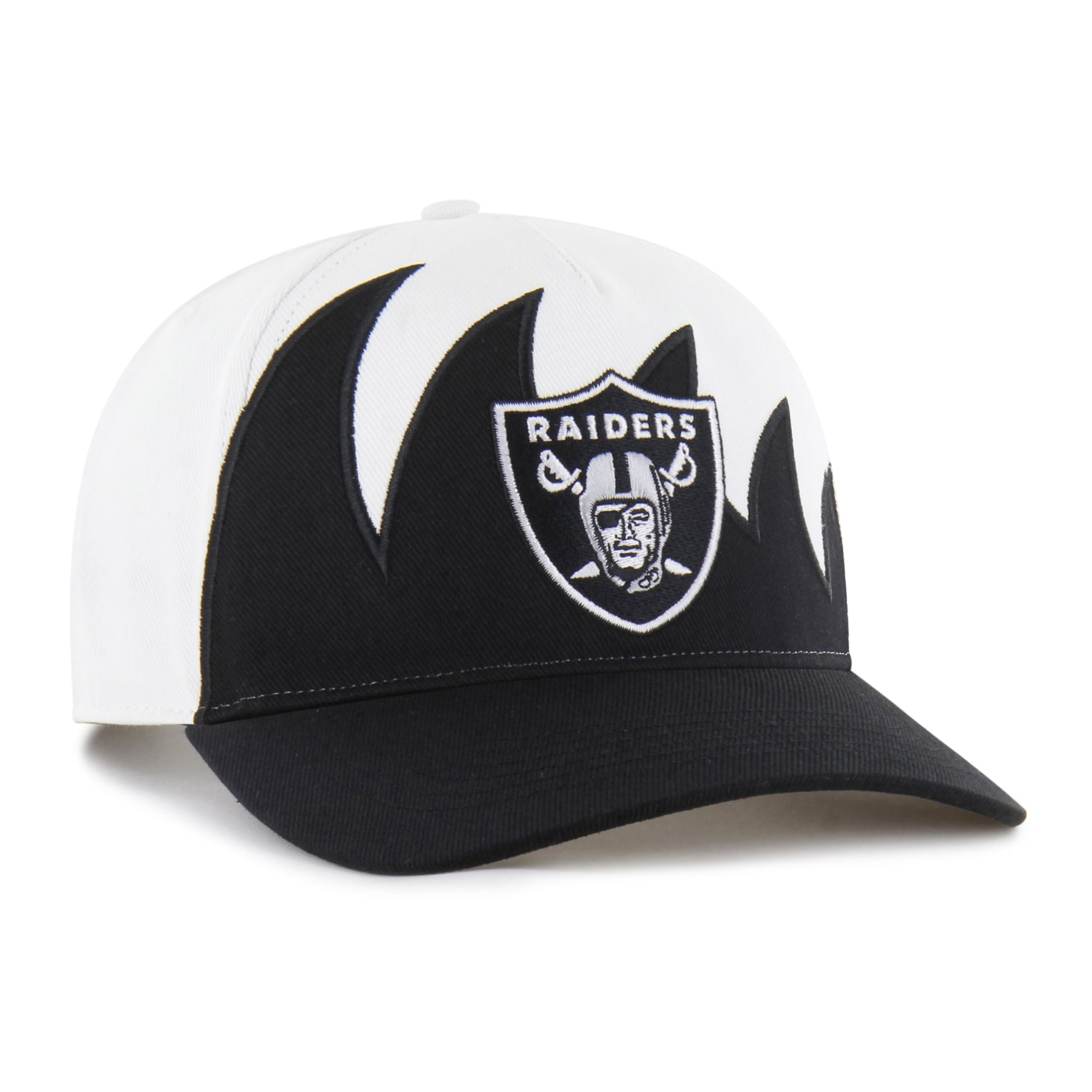 Men's '47 White Las Vegas Raiders Jagged Hitch Adjustable Hat