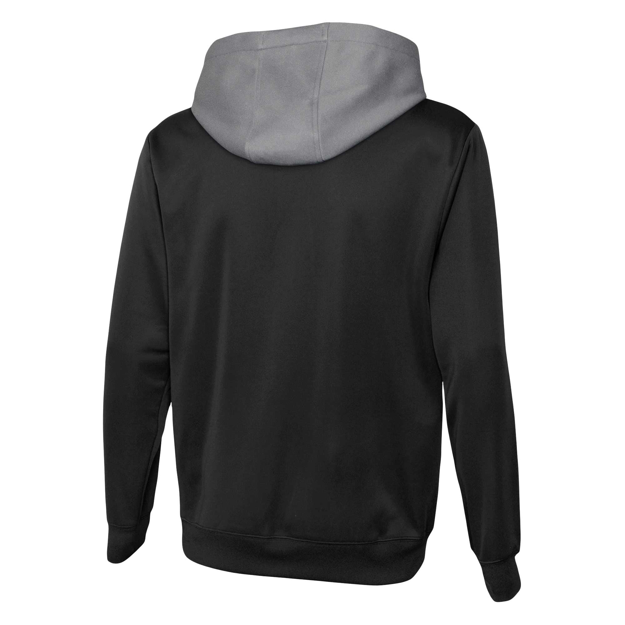 Sweat à capuche entièrement zippé noir Las Vegas Raiders Combine Authentic Field Play pour hommes