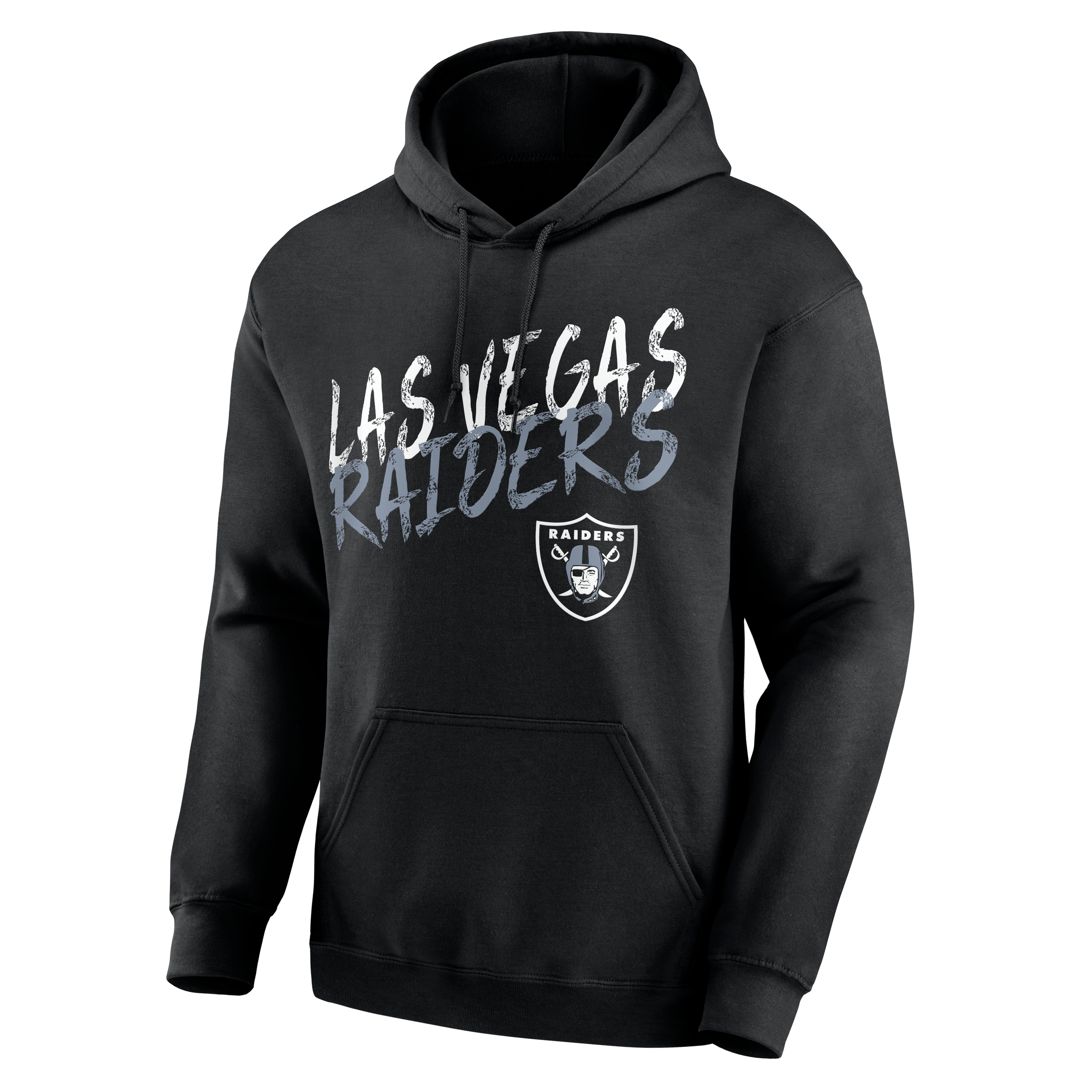Men's Black Las Vegas Raiders Hustle Personalized Name & Number Hoodie