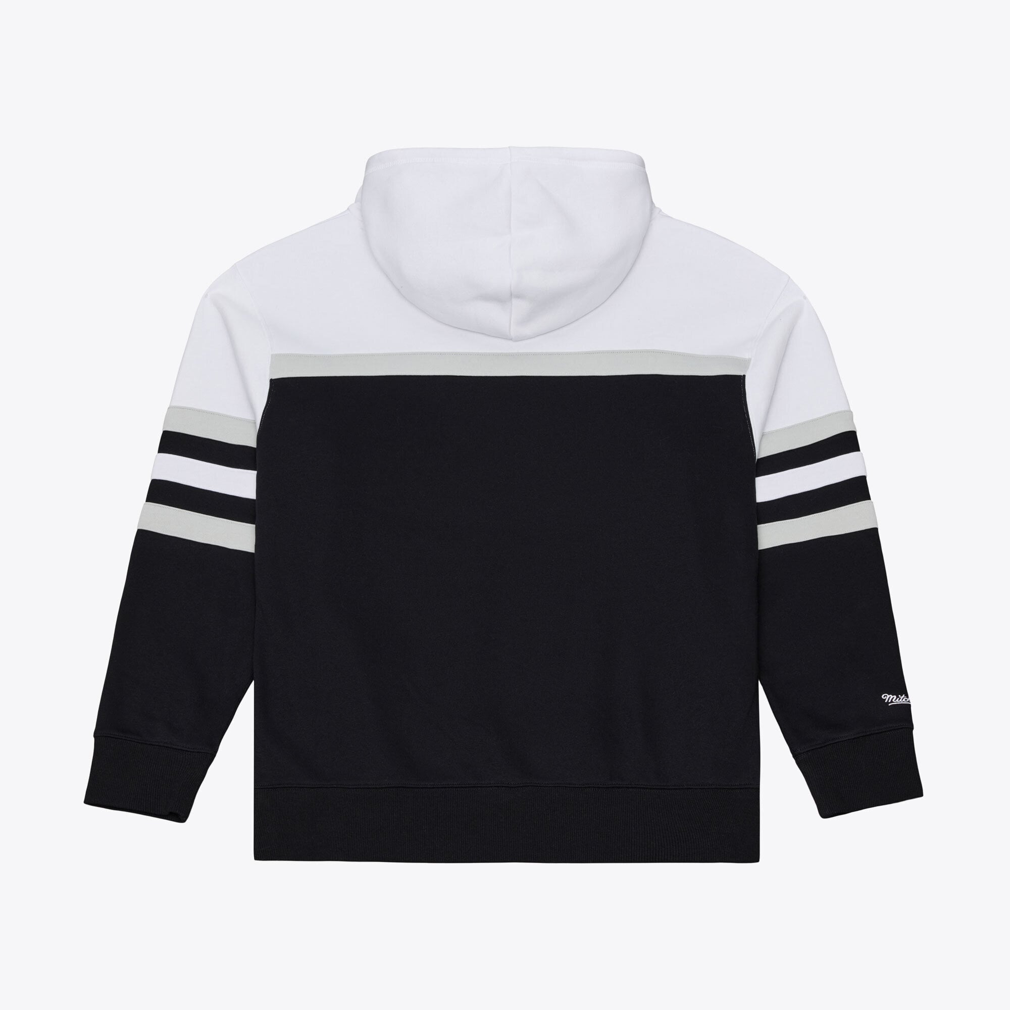 Sweat à capuche noir Mitchell & Ness pour homme, modèle entraîneur-chef des Raiders de Las Vegas