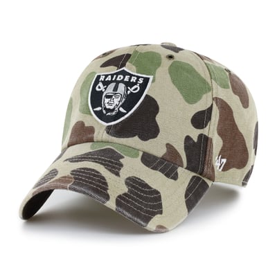 Las Vegas Raiders Carhartt x '47 Clean Up Adjustable Hat - Duck Camo
