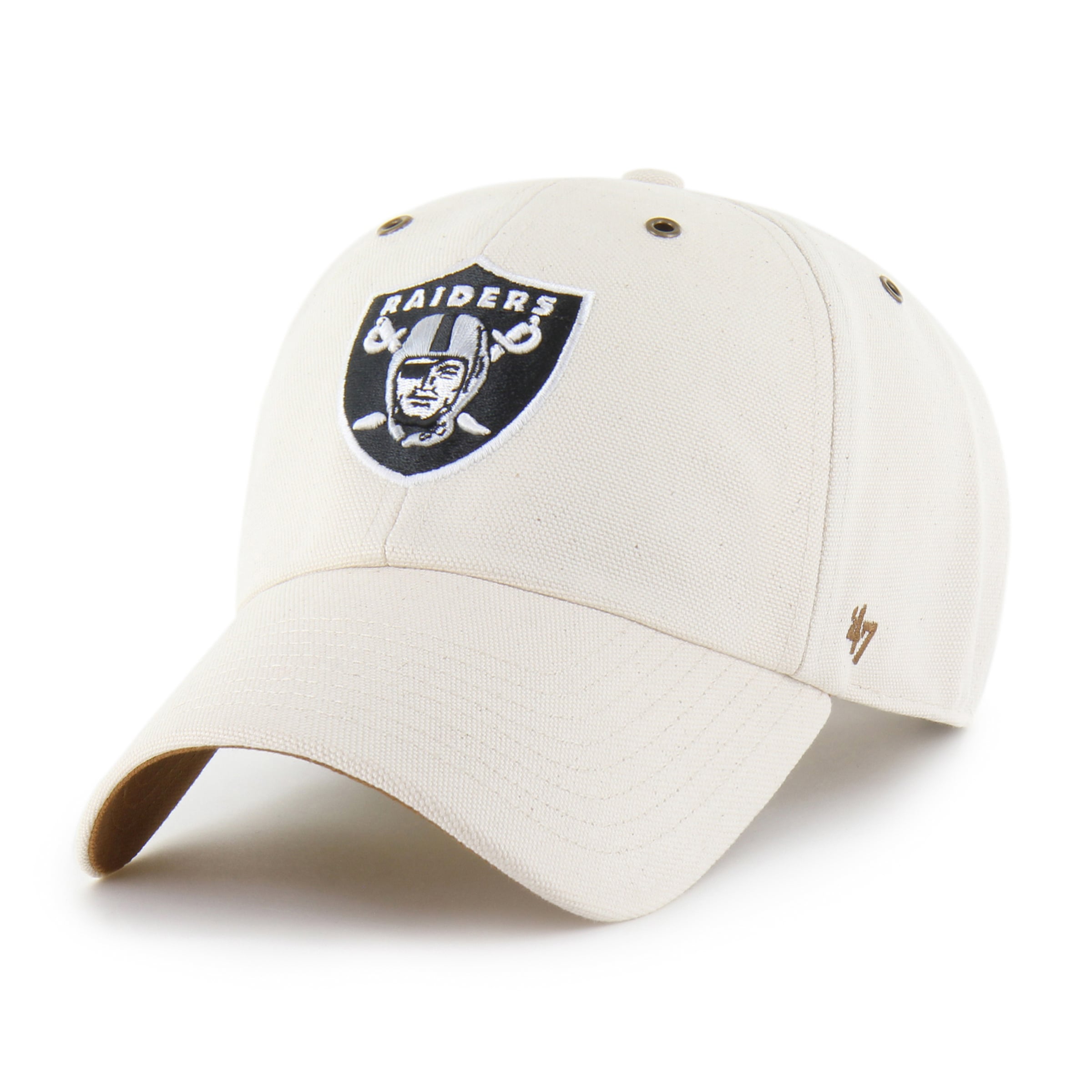 Casquette ajustable Carhartt x '47 Natural Las Vegas Raiders Undyed Clean Up pour homme