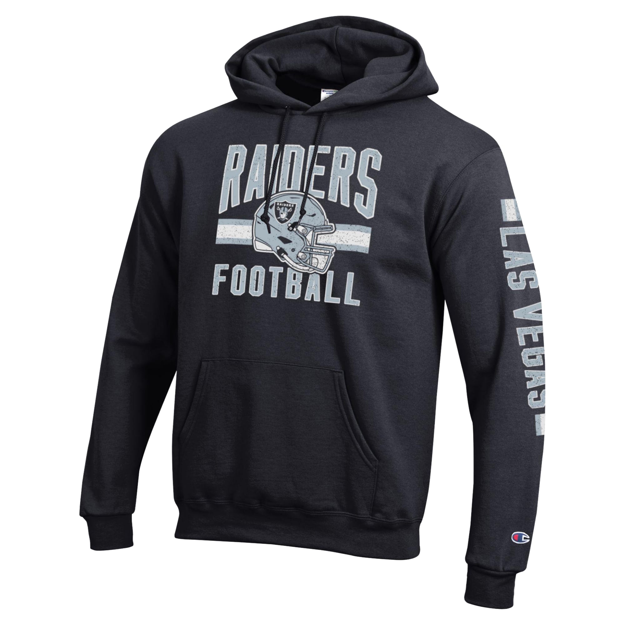 Men's Champion  Black Las Vegas Raiders Powerblend Hoodie