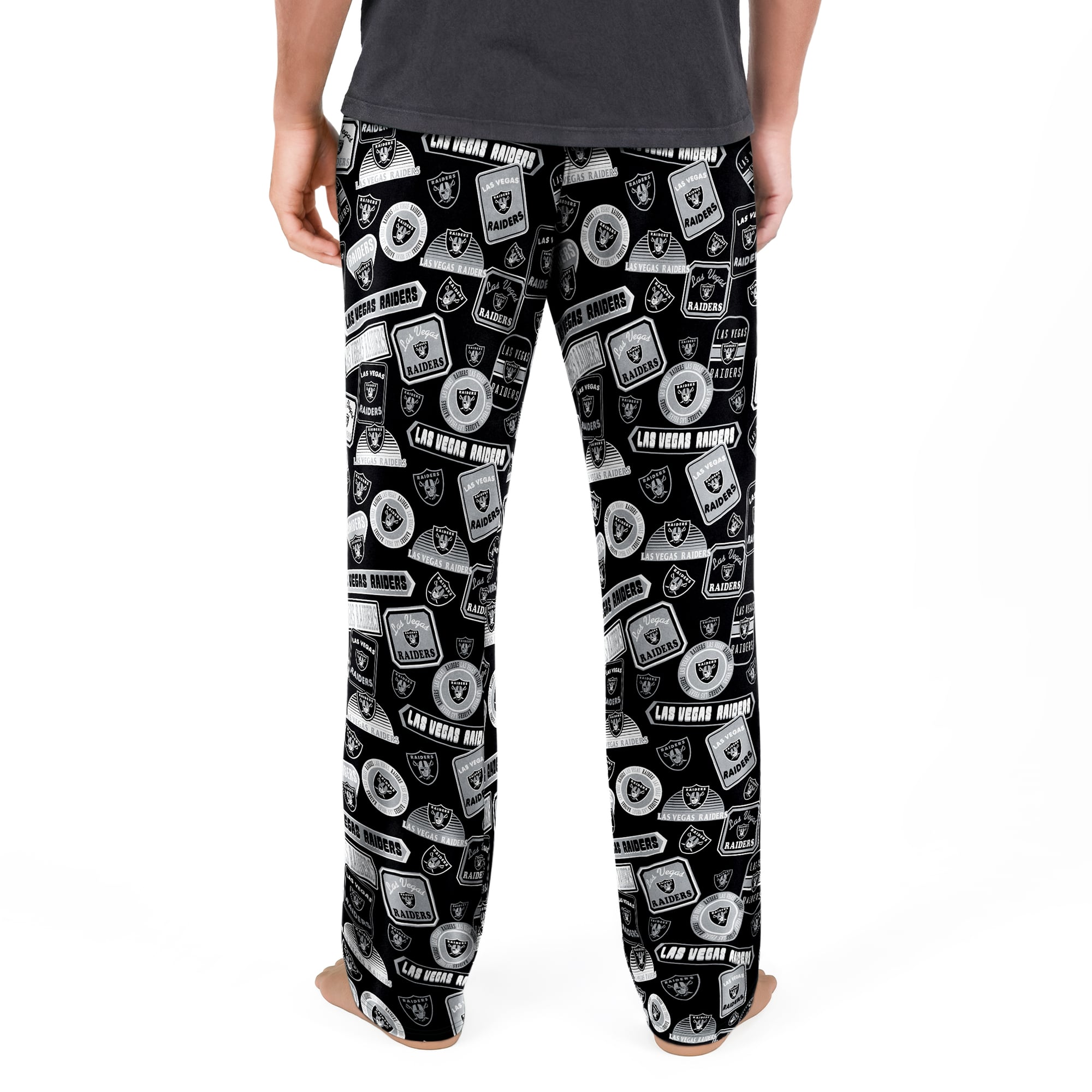 Men's Concepts Sport Black Las Vegas Raiders Grady Sleep Pants