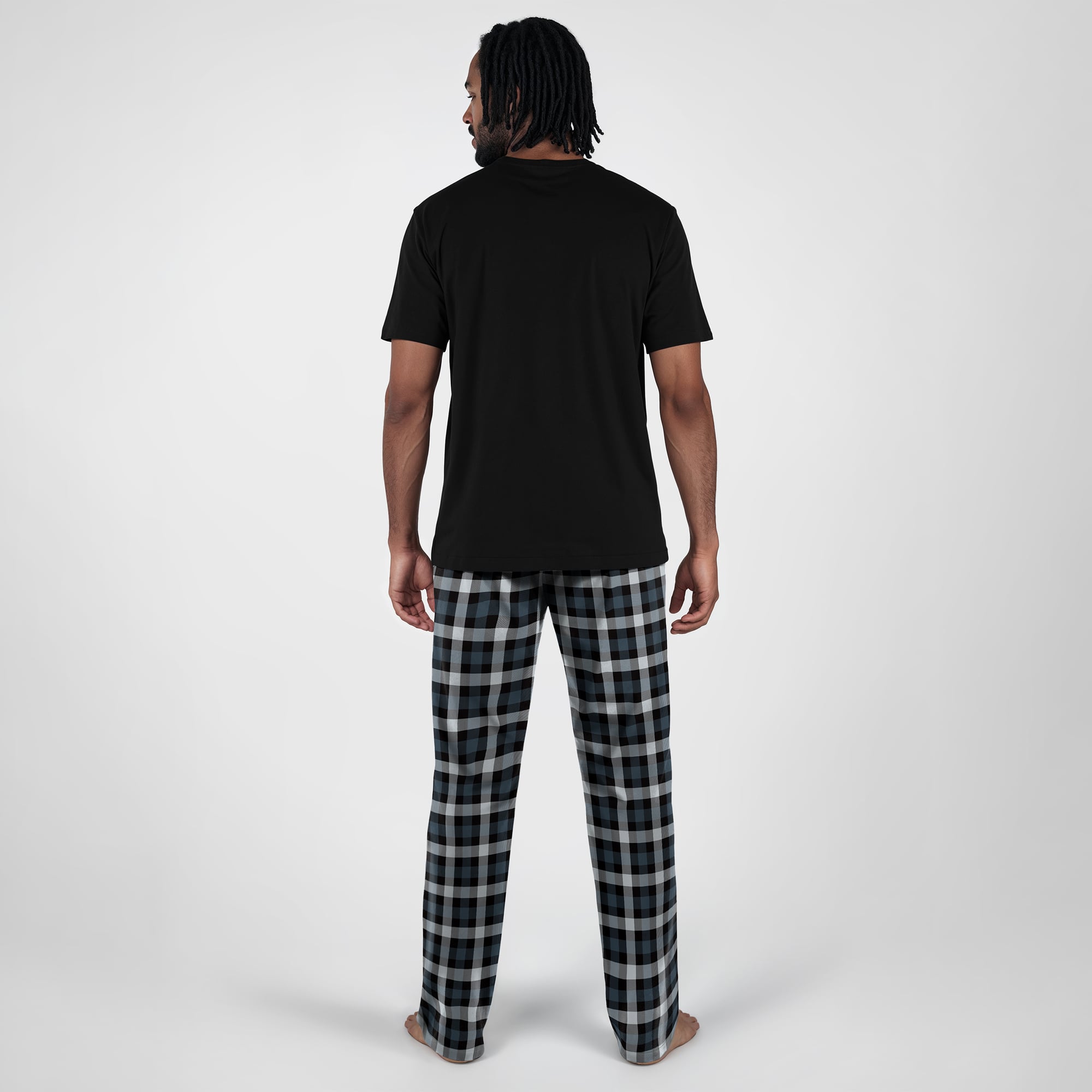 Men's Concepts Sport Black Las Vegas Raiders Highland Sleep Set