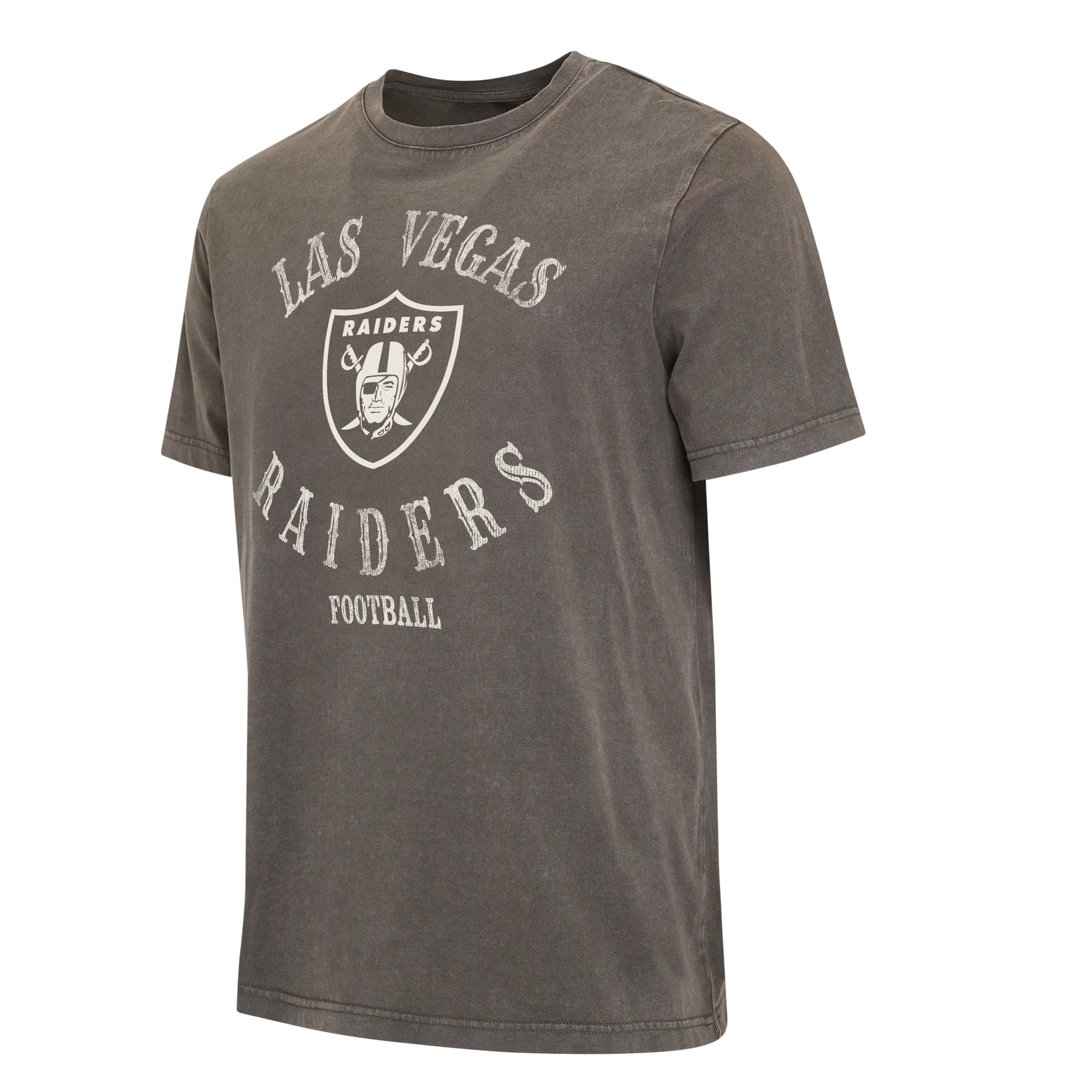 Men's Darius Rucker Collection by Fanatics Charcoal Las Vegas Raiders Washed T-Shirt