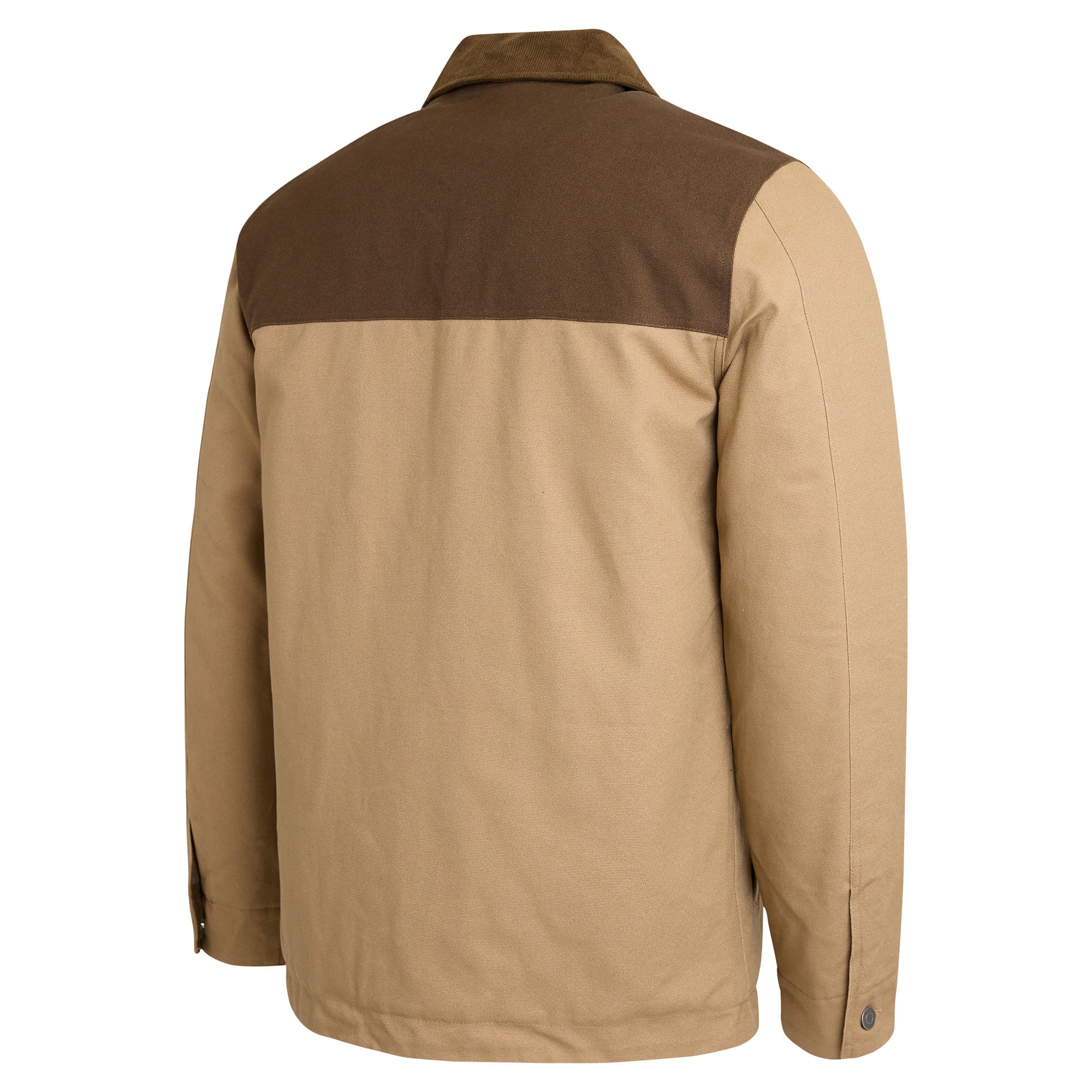 Veste en toile zippée Darius Rucker Collection pour homme par Fanatics, couleur beige/marron
