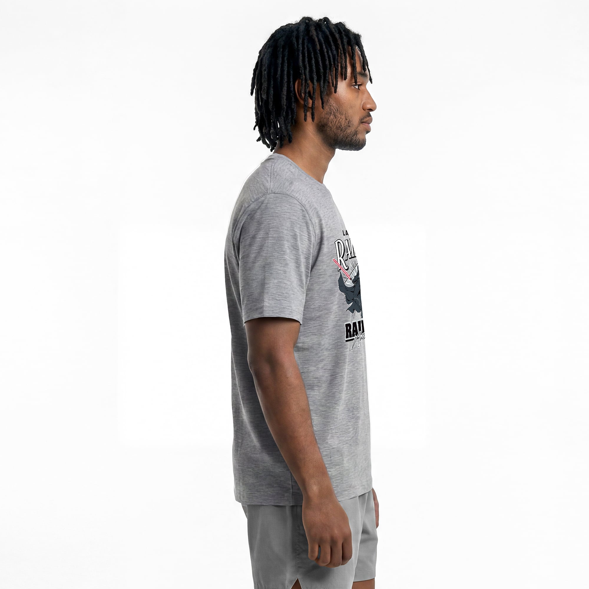 T-shirt homme Disney x Champion gris Las Vegas Raiders Dark Vador All-Star