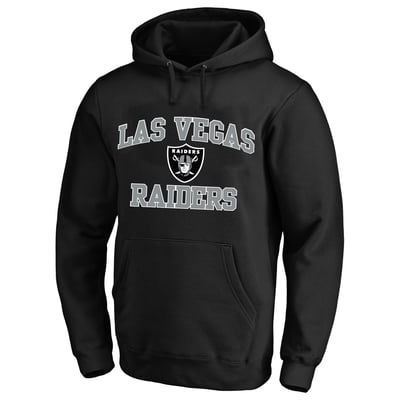  Las Vegas Raiders Fanatics Big & Tall Heart & Soul Hoodie - Black