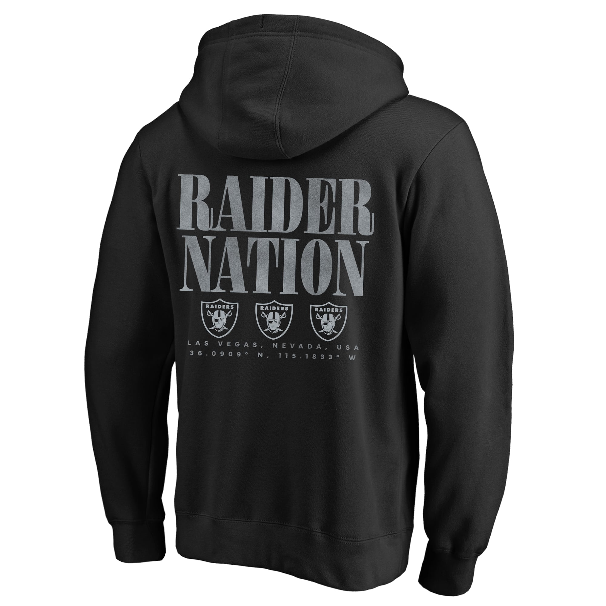 Men's Fanatics Black Las Vegas Raiders Big & Tall Relaxed Intense Rivalry Hoodie