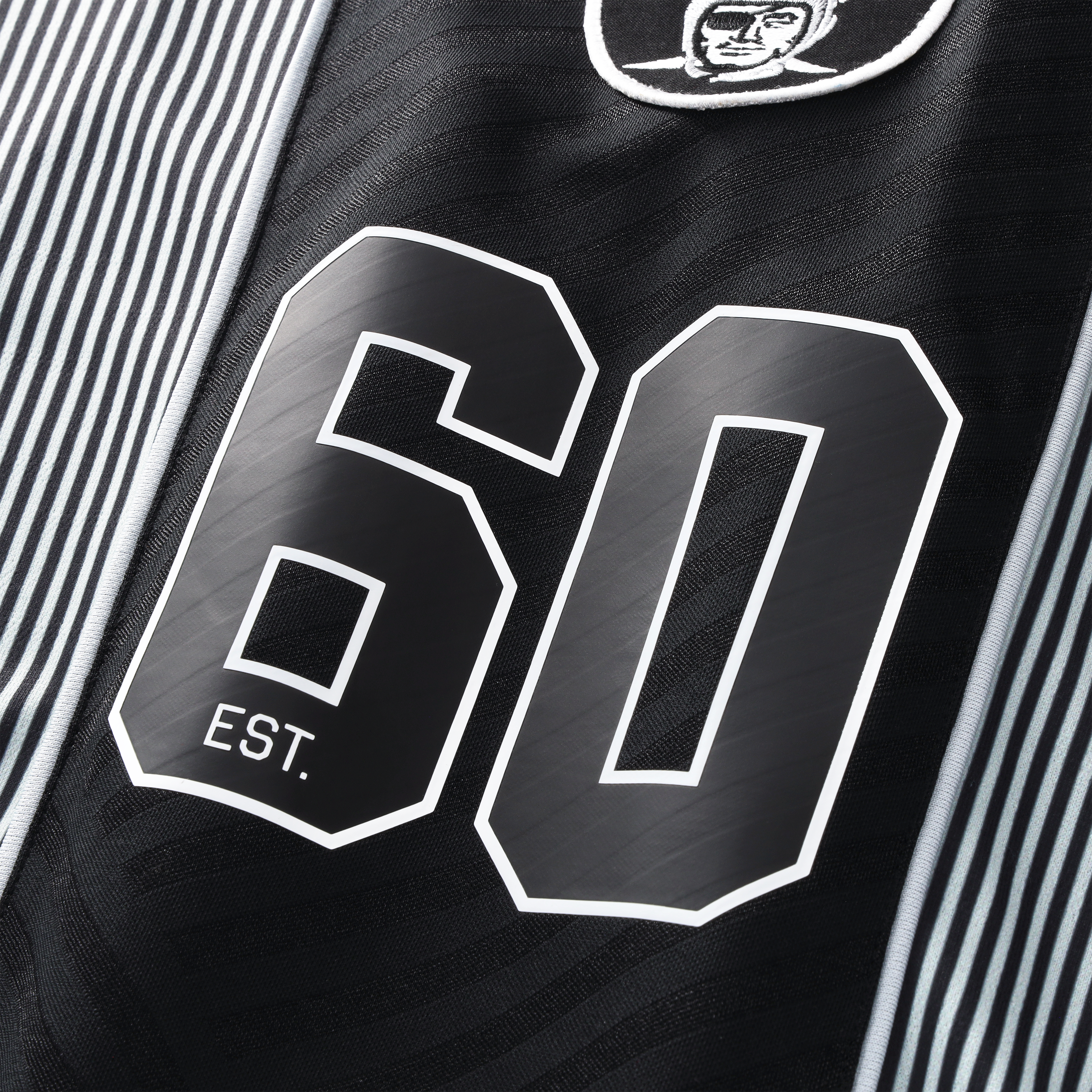Men's Fanatics Black Las Vegas Raiders Football x Collared Fan Top