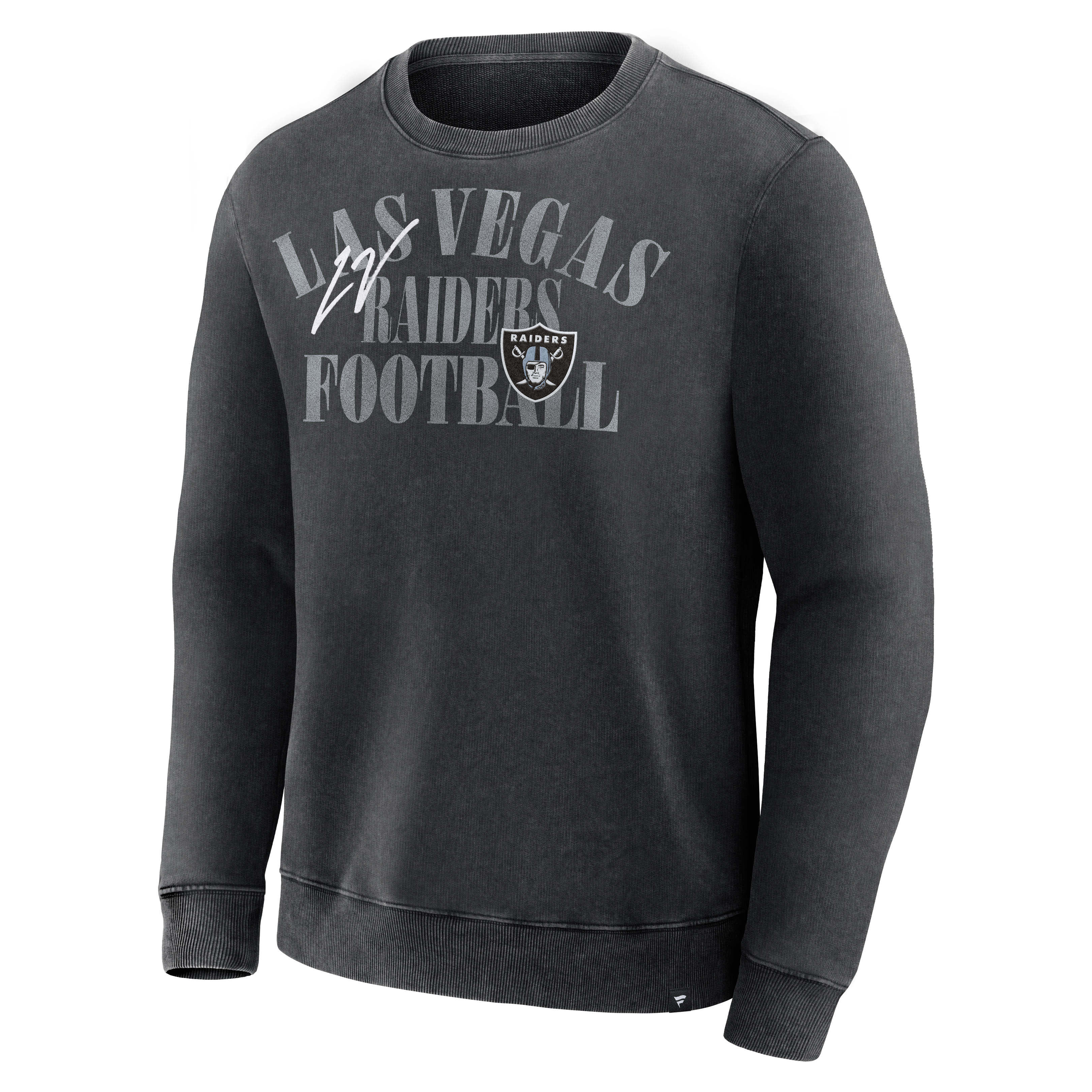 Men's Fanatics Black Las Vegas Raiders Halftime Lead Relaxed Heavyweight French Terry Sweatshirt