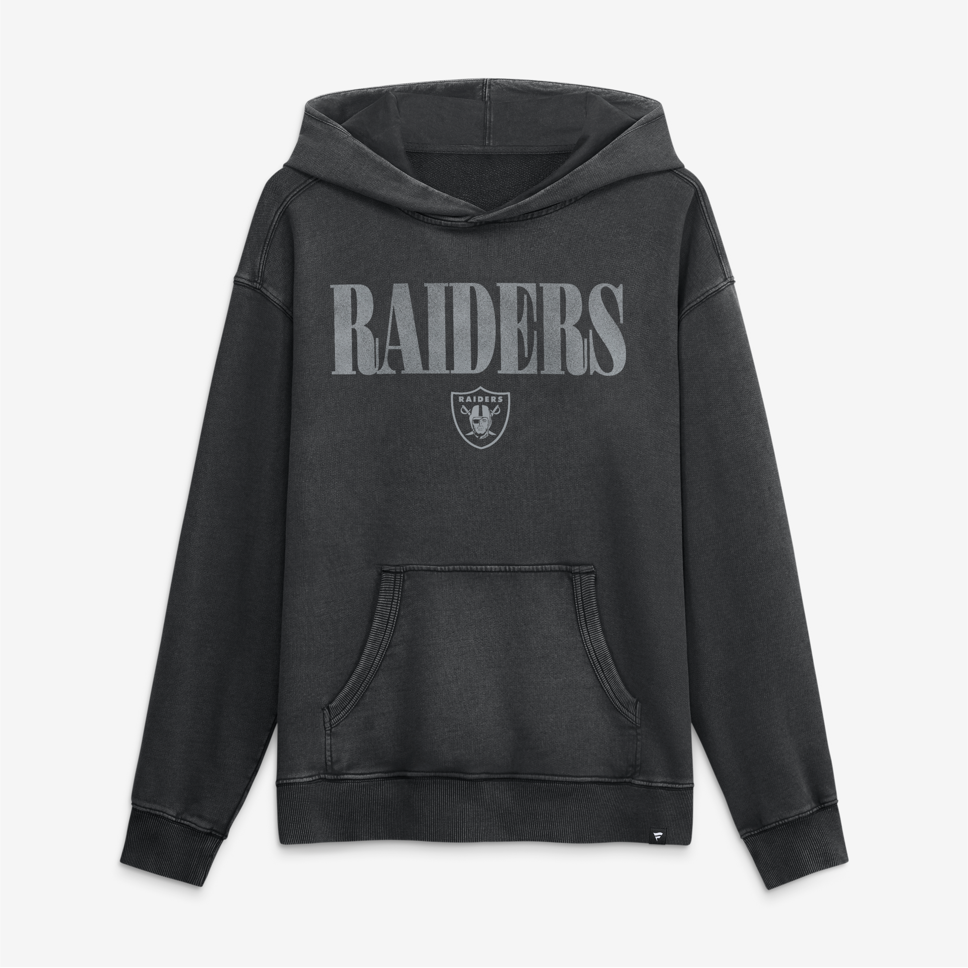 Men's Fanatics Black Las Vegas Raiders Relaxed Intense Rivalry French Terry Hoodie