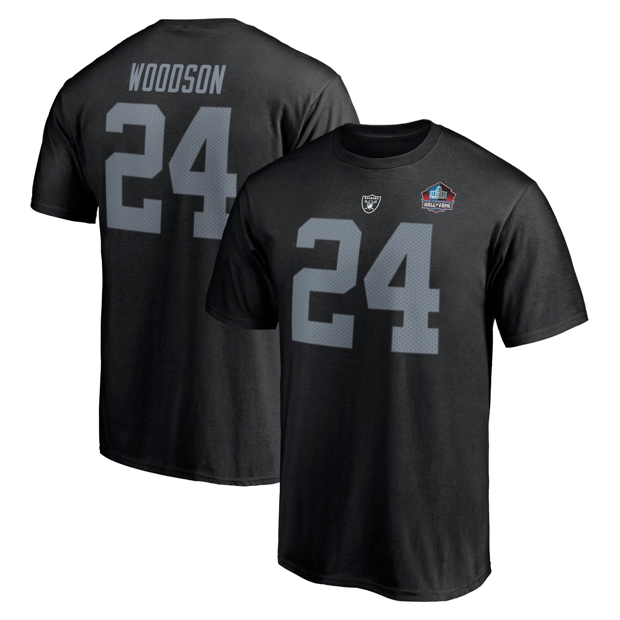 Men's Fanatics Charles Woodson Black Las Vegas Raiders NFL Hall of