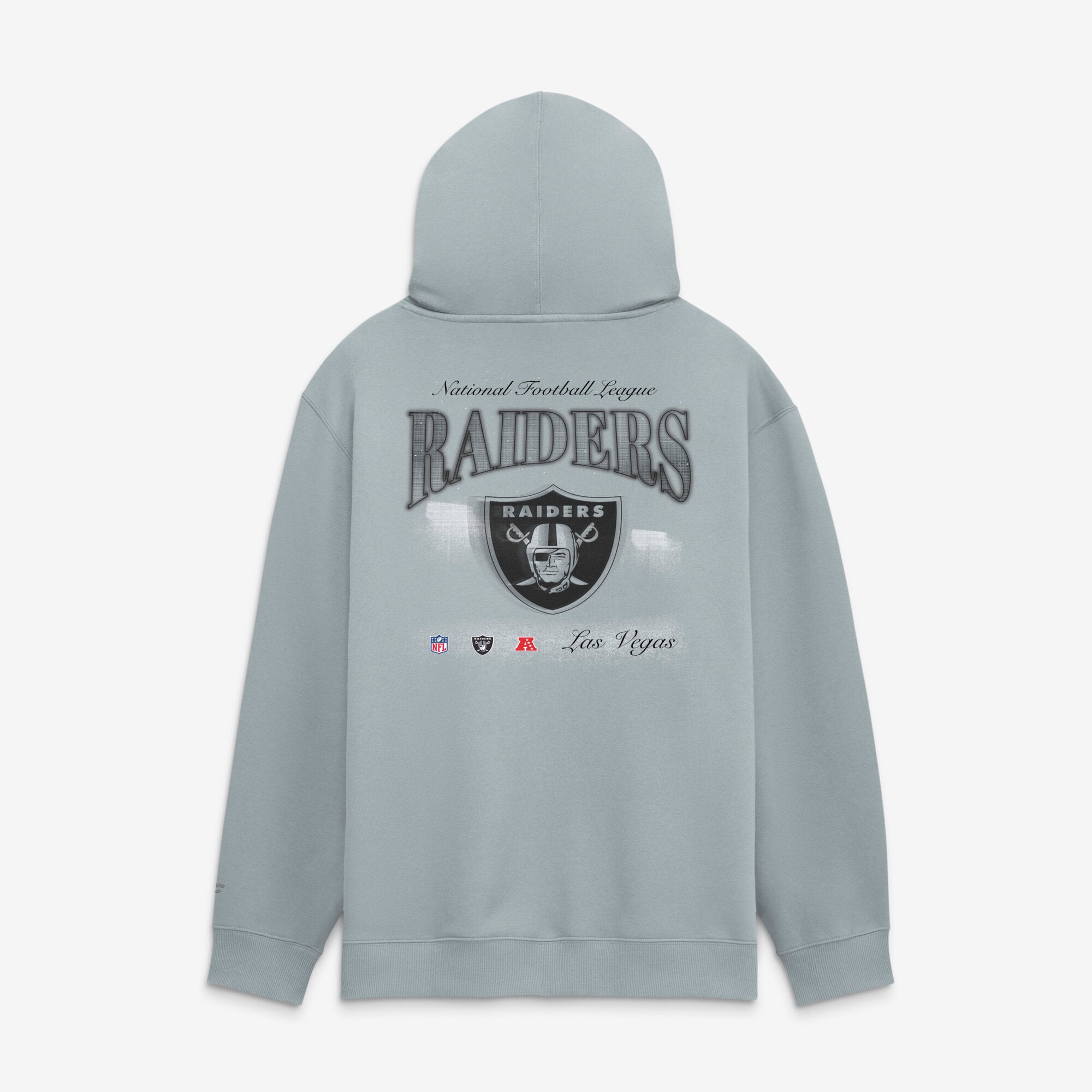 Men's Fanatics Gray Las Vegas Raiders Nightfall Long Sleeve Fleece Hoodie